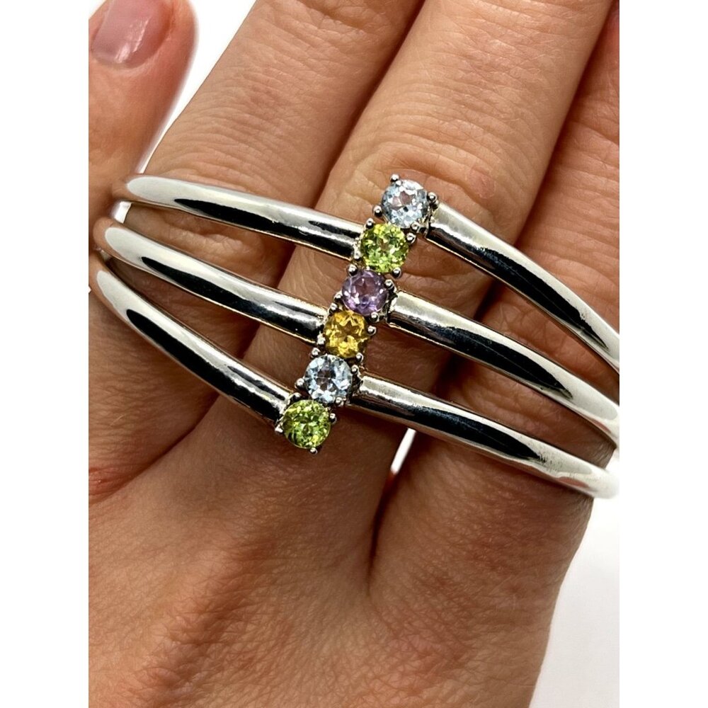 925 STERLING SILVER SPINEL BRACELET
